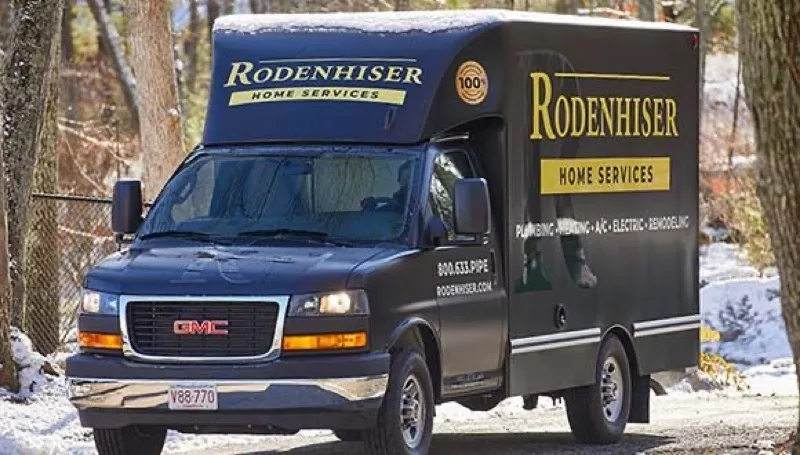 Rodenhiser service vehicle on the way